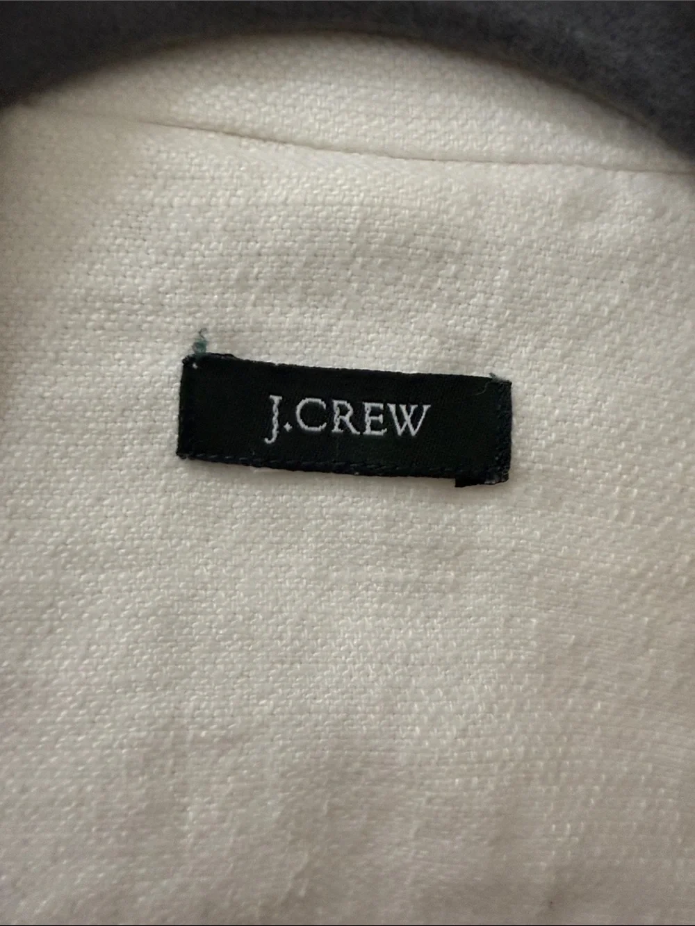 J. Crew tailored cotton